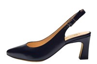 Slingback Pumps with Trendy Heels - black in large sizes
